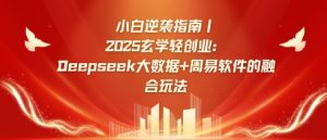 小白逆袭指南,2025玄学轻创业:Deepseek大数据+周易算法的融合玩法-学习笔记资源库