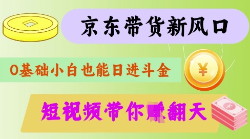 最新京东短视频带货代运营秘籍，轻松躺挣【揭秘】-学习笔记资源库