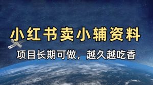 小学教辅资料在小红书这样卖,项目长期稳定收益,越久越吃香-学习笔记资源库