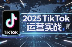 2025TikTok电商运营,掌握TikTok店铺运营核心技巧,实现低成本高转化-学习笔记资源库