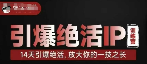 引爆绝活IP训练营，14天引爆绝活，放大你的一技之长-学习笔记资源库