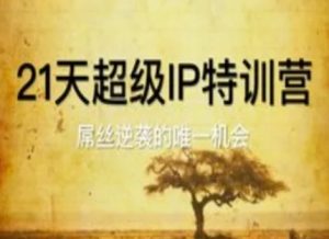 21天超级IP特训营,屌丝逆袭的唯一机会-学习笔记资源库