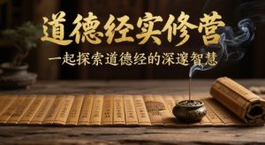 道德经实修营,一起探索道德经的深邃智慧-学习笔记资源库