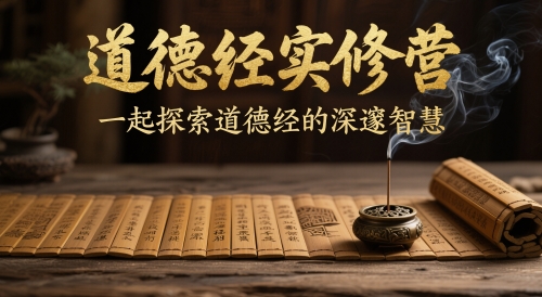 道德经实修营，一起探索道德经的深邃智慧-学习笔记资源库