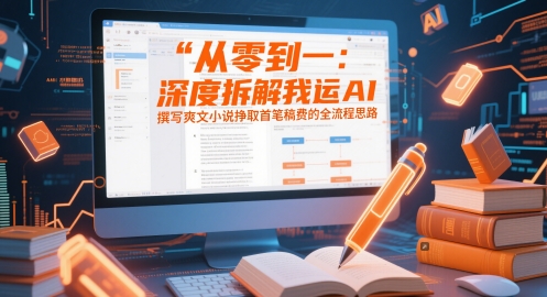 从零到一：深度拆解我运用AI撰写爽文小说挣取首笔稿费的全流程思路-学习笔记资源库