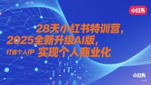28天小红书特训营,2025全新升级AI版,打造个人IP,实现个人商业化-学习笔记资源库