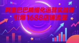 阿里巴巴精细化运营实战课,引爆1688店铺流量-学习笔记资源库