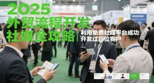 2025外贸流程开发社媒全攻略,利用免费社媒平台成功开发过百位客户-学习笔记资源库