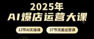 2025年AI爆店运营大课,13节AI实操课+37节流量运营课-学习笔记资源库