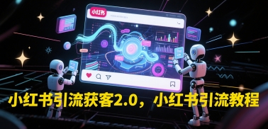 小红书引流获客2.0，小红书引流教程-学习笔记资源库