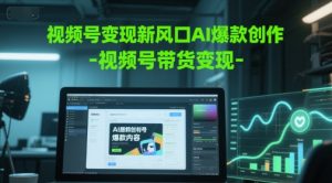 视频号变现新风口AI爆款创作-视频号带货变现-学习笔记资源库