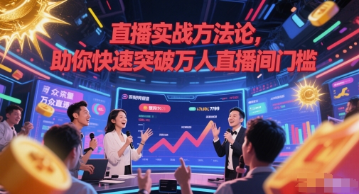 直播实战方法论，助你快速突破万人直播间门槛-学习笔记资源库