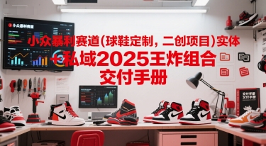 小众暴利赛道(球鞋定制，二创项目)实体+私域2025王炸组合  交付手册-学习笔记资源库
