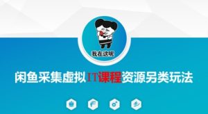 闲鱼采集虚拟IT课程资源另类玩法,干货满满-学习笔记资源库