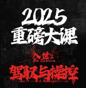 2025重磅大课,入世2,驾驭与控制-学习笔记资源库