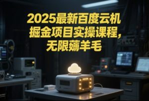 2025最新百度云机掘金项目实操课程单窗口保底5-10元月收益单窗口150+【揭秘】-学习笔记资源库