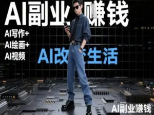 AI改变生活（Ai写作+AI绘画+Ai视频），AI副业挣钱-学习笔记资源库
