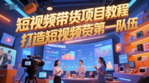 短视频带货项目教程，打造短视频带货第一队伍-学习笔记资源库