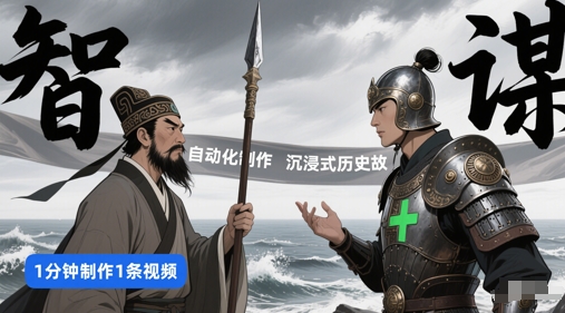 扣子工作流一键生成沉浸式历史故事，一天工作量，3分钟搞定-学习笔记资源库