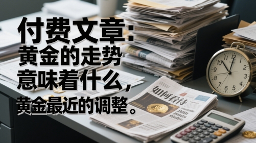 付费文章：黄金的走势意味着什么，如何看待黄金最近的调整-学习笔记资源库