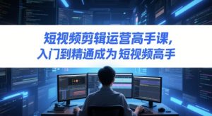 短视频剪辑运营高手课,入门到精通成为短视频高手-学习笔记资源库