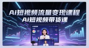 Ai短视频流量变现课程,Ai短视频带货课-学习笔记资源库