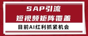 小红书某音sap赛道引流获客 自热矩阵日引200+【揭秘】-学习笔记资源库