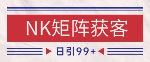 小红书某音NK赛道引流获客 自热矩阵日引200+【揭秘】-学习笔记资源库