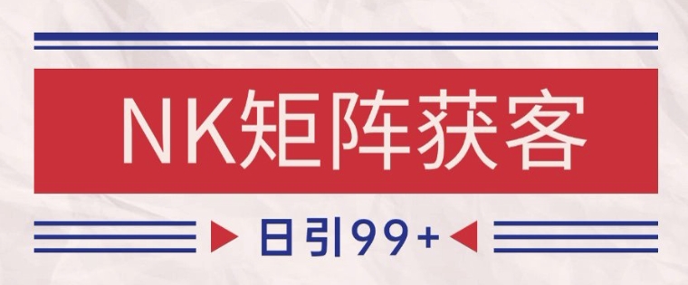 小红书某音NK赛道引流获客 自热矩阵日引200+【揭秘】-学习笔记资源库