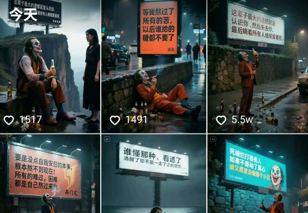 一条视频竟然15W赞！用AI制作小丑自嘲扎心文案视频，当下非常火爆的短视频流量神器-学习笔记资源库