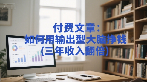 付费文章：如何用输出型大脑挣钱(三年收入翻倍)-学习笔记资源库