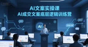 AI文案实操课,AI成交文案底层逻辑训练营-学习笔记资源库