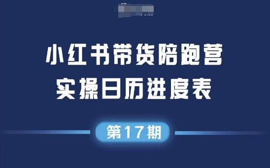 小红书第17期带货陪跑营，不囤货，无不直播，无不投流，通过选品+笔记内容+测品+笔记铺量+矩阵运营打爆款-学习笔记资源库