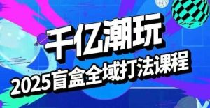 2025盲盒全域全套打法课,盲盒起号、选品、话术、私域等-学习笔记资源库