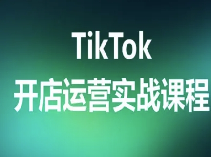 TikTok开店运营实战课程，TK跨境电商实操全流程-学习笔记资源库
