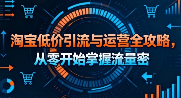 淘宝低价引流与运营全攻略，从零开始掌握流量密码-学习笔记资源库