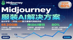 AI在服装领域的运用,使用midjourney做服装辅助企业降低成本-学习笔记资源库