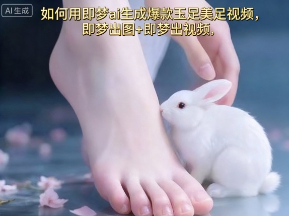 如何用即梦ai生成爆款玉足美足视频，即梦出图+即梦出视频，快速涨粉-学习笔记资源库