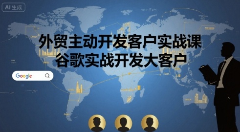 外贸主动开发客户实战课，谷歌实战开发大客户-学习笔记资源库