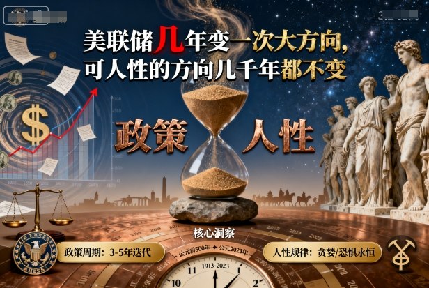 付费文章：美联储几年变一次大方向，可人性的方向几千年都不变-学习笔记资源库
