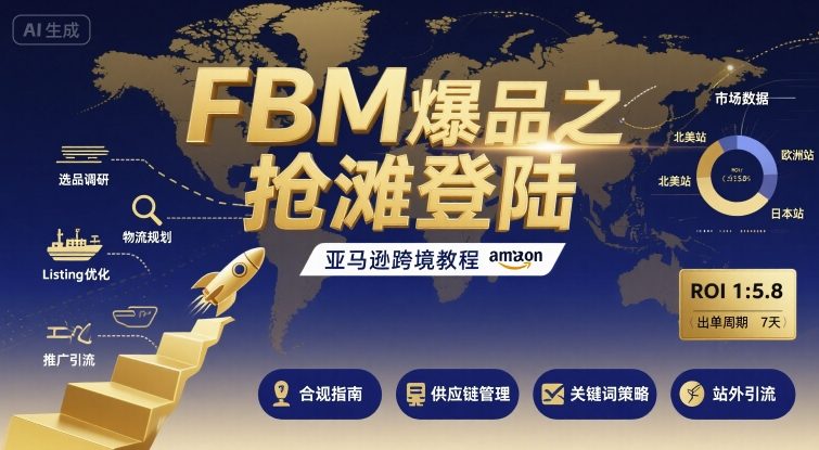FBM爆品之抢滩登陆-亚马逊跨境教程-学习笔记资源库