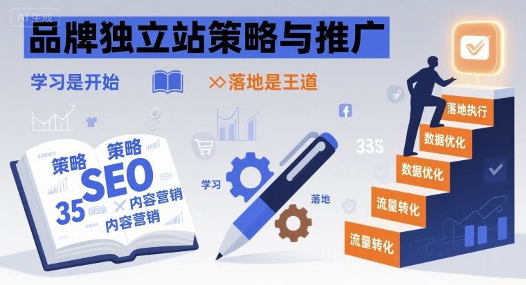 品牌独立站策略与推广，学习是开始，落地是王道-学习笔记资源库