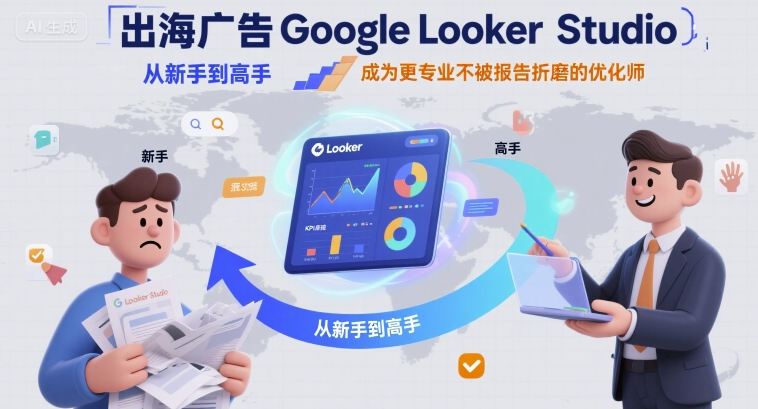 出海广告Google Looker Studio从新手到高手，成为更专业不被报告折磨的优化师-学习笔记资源库