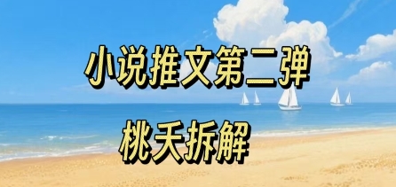 小说推文项目操作全流程第二弹，0粉就能做，门槛低非常适合新手-学习笔记资源库