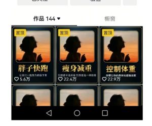 超高变现的短视频减肥细分赛道,减肥账号抖音实战训练营-学习笔记资源库