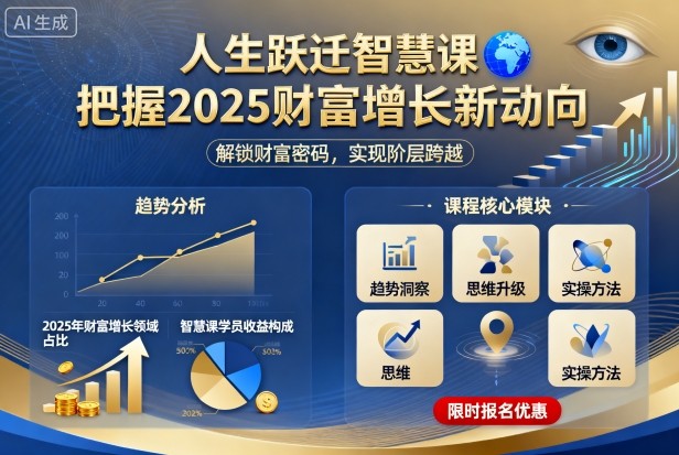 人生跃迁智慧课，把据2025财富增长新动向-学习笔记资源库