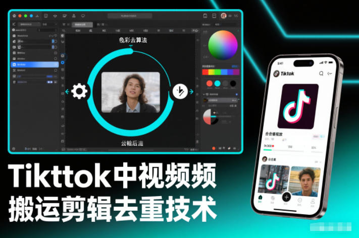 Tiktok中视频纯搬运剪辑去重技术，外来技术，自行测试-学习笔记资源库