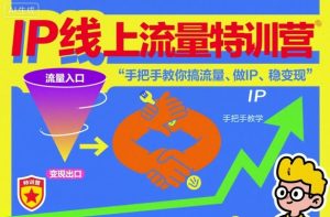 IP线上流量特训营，手把手教你搞流量、做IP、稳变现-学习笔记资源库