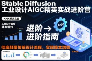 Stable Diffusion工业设计AIGC精英实战进阶营,彻底颠覆传统设计流程,实现降本增效-学习笔记资源库