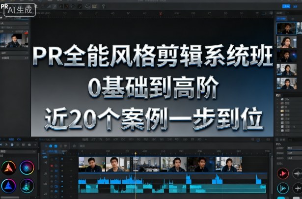 PR全能风格剪辑系统班，0基础到高阶，近20个案例一步到位-学习笔记资源库